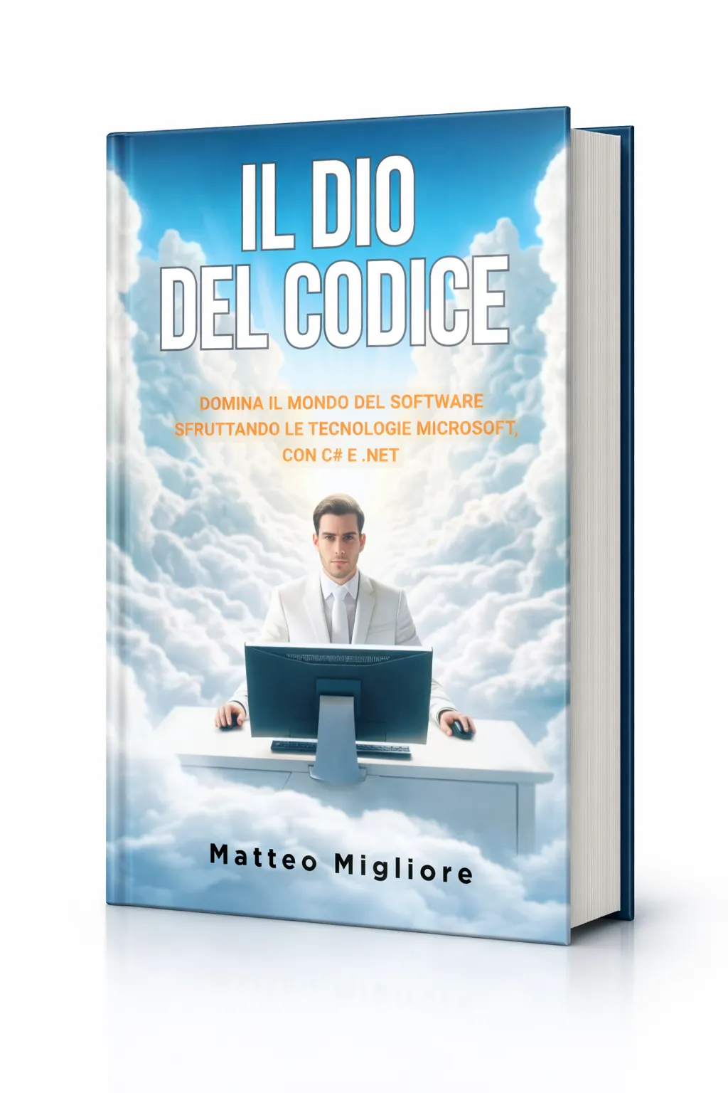 Rendering del libro Il Dio del Codice